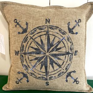 Photo of Compass Rose pillow
